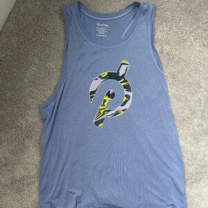 NWOT Peloton Purple Flower Racer Tank Top Small